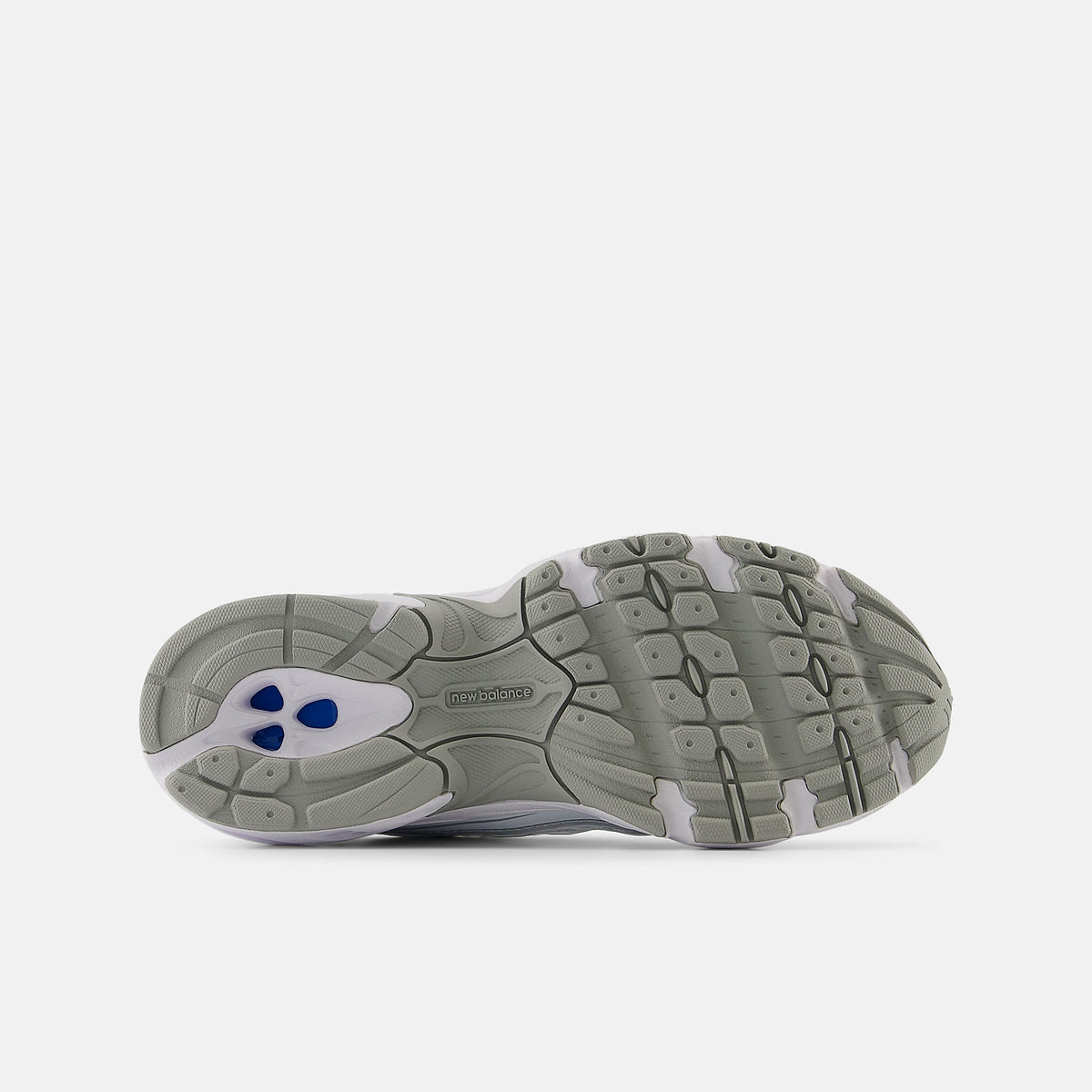 New Balance Big Kids 740 Lace  -  WHITE with SILVER METALLIC -  GR740WM
