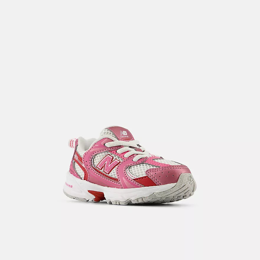 New Balance  Toddlers & Babies 530 Bungee  -  PINK SATIN with SHADOW RED  -  I5309WQ