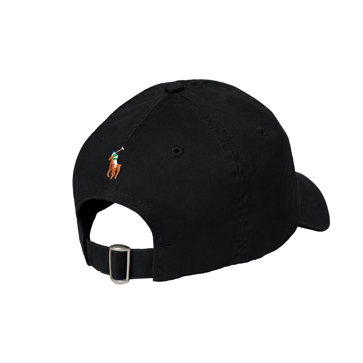 Ralph Lauren Cotton Chino Baseball Cap-Polo Black