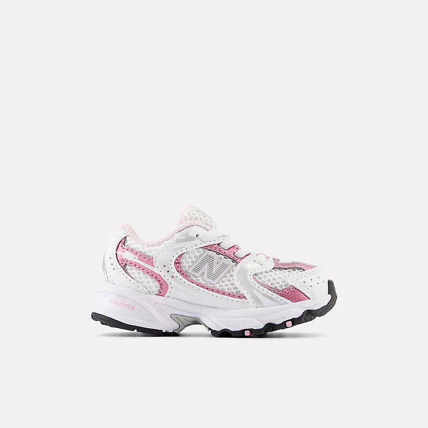 New Balance  Toddlers & Babies 530 Bungee  -  NB 103 WHITE with PINK SUGAR  -  IZ530RK