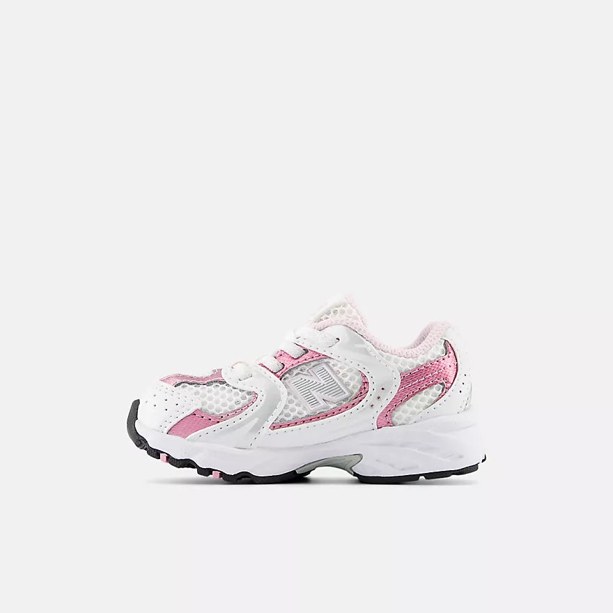 New Balance  Toddlers & Babies 530 Bungee  -  NB 103 WHITE with PINK SUGAR  -  IZ530RK