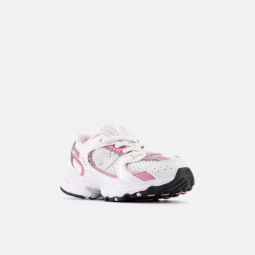 New Balance  Toddlers & Babies 530 Bungee  -  NB 103 WHITE with PINK SUGAR  -  IZ530RK