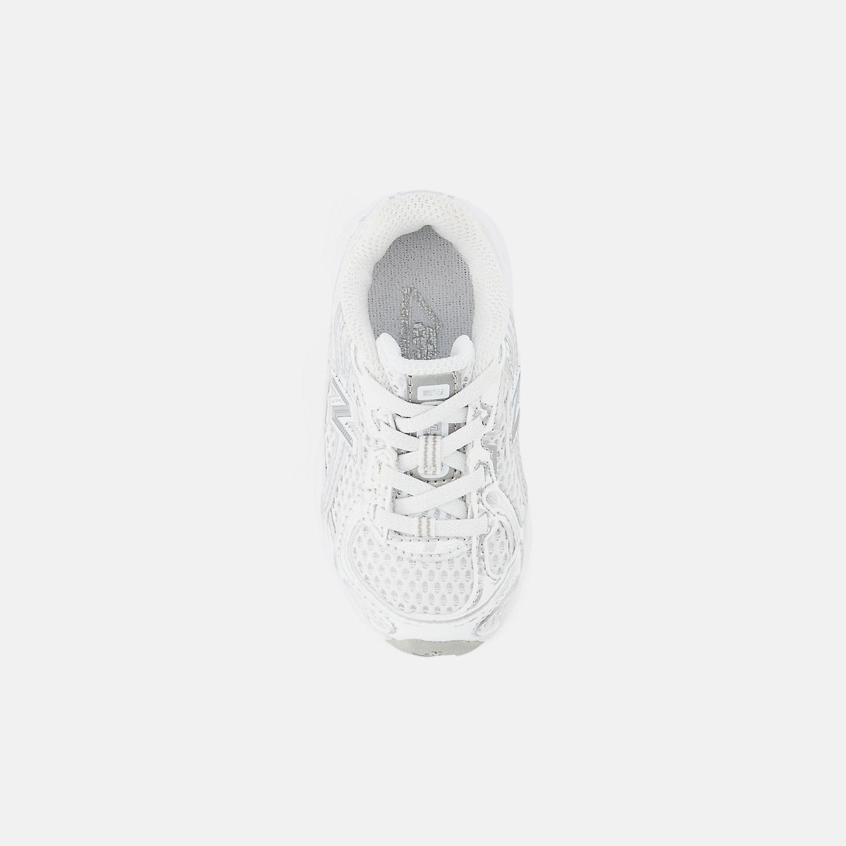 New Balance Toddlers & Babies 740 Bungee Lace  -  White with Silver Metalic  -  IZ740WM