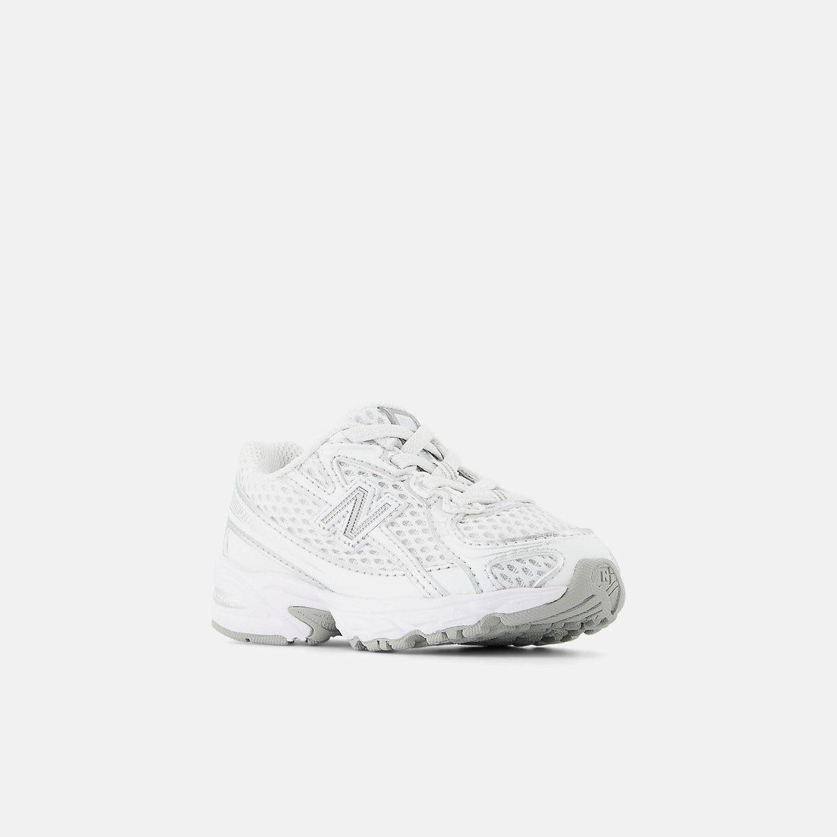 New Balance Toddlers & Babies 740 Bungee Lace  -  White with Silver Metalic  -  IZ740WM