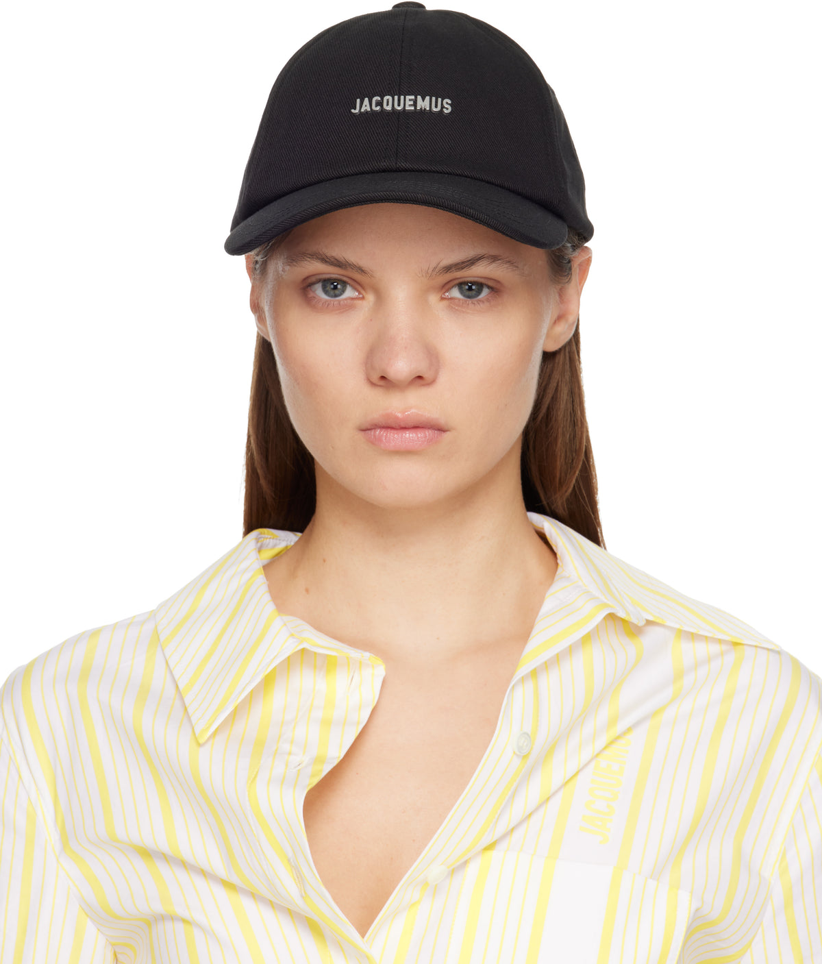 JACQUEMUS  Unisex The Gadjo Cap-Black