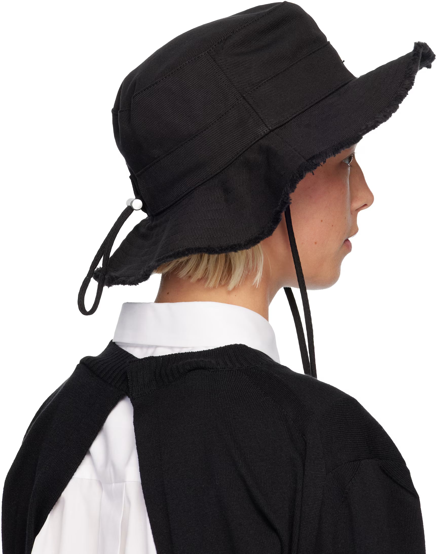 JACQUEMUS  Les Classiques 'The Artichaut' Bucket Hat  -  Black