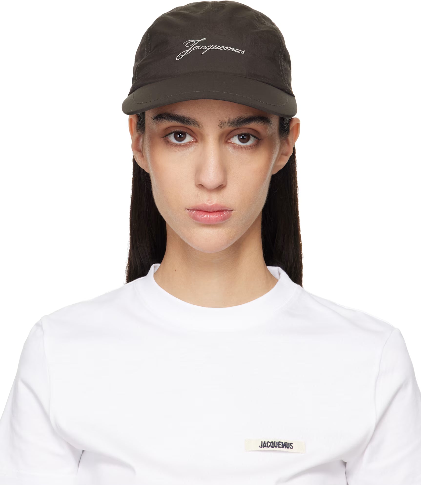 JACQUEMUS Unisex  The Baluchon Baseball Cap- Dark Brown