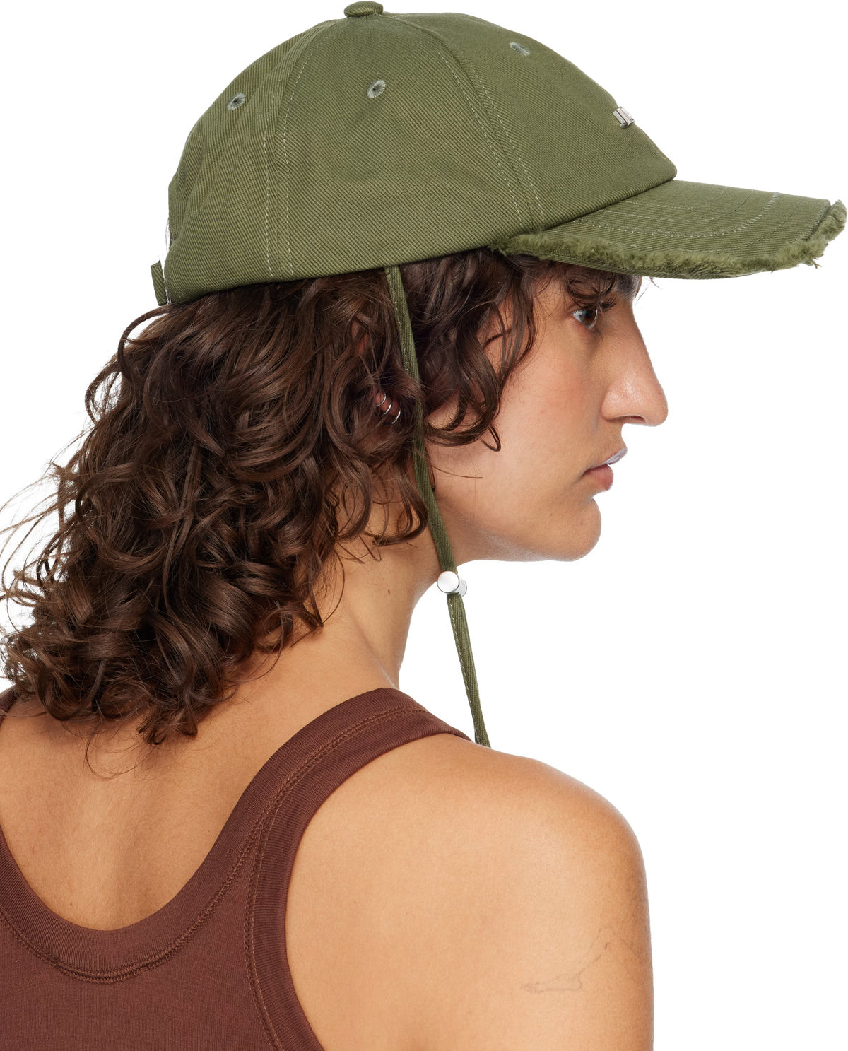 JACQUEMUS Unisex The Artichaut Cap - Khaki