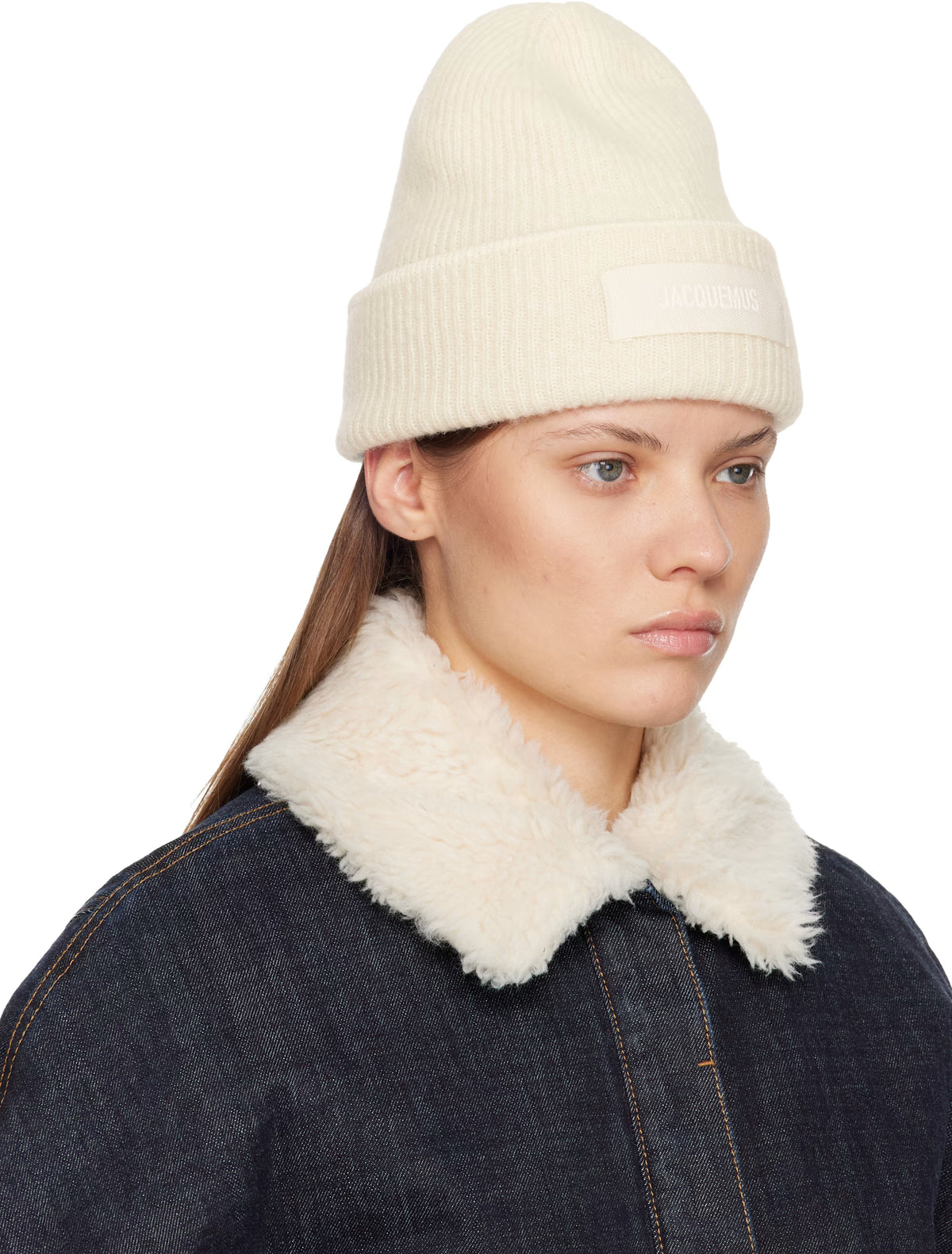 JACQUEMUS 'The Gros Grain' Beanie - Off-White