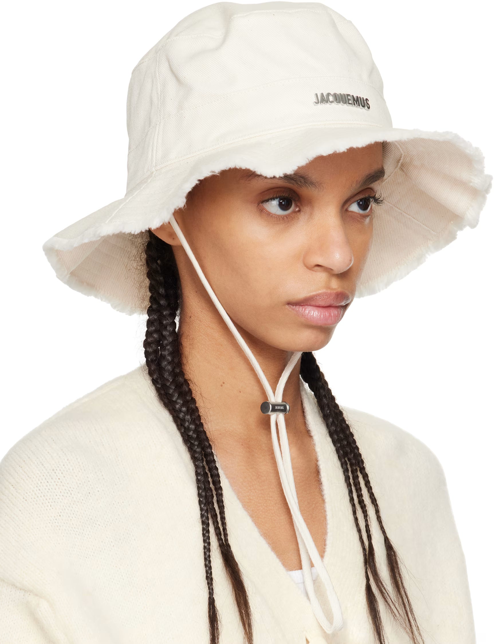 JACQUEMUS  Les Classiques 'The Artichaut' Bucket Hat - Off-White