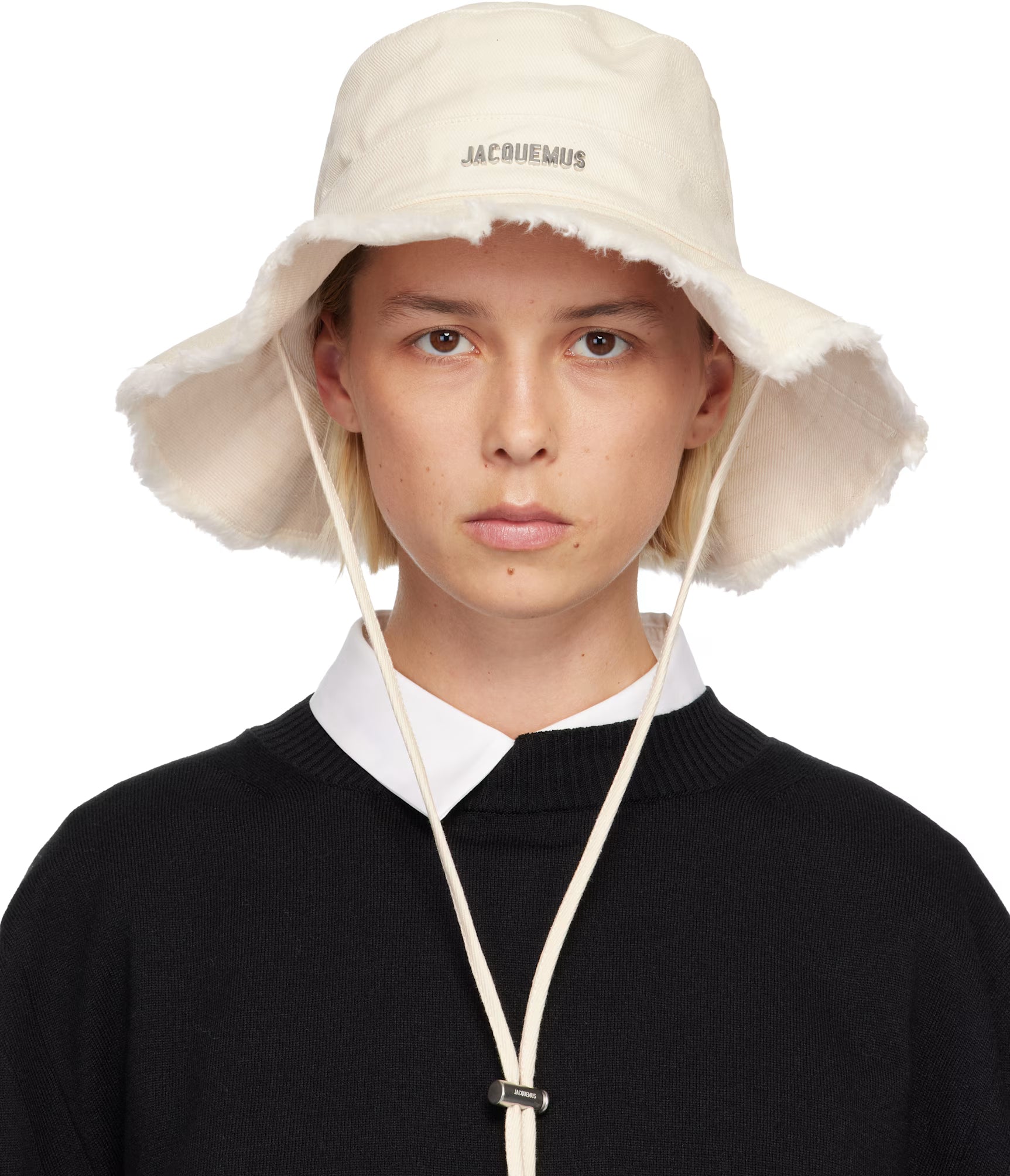 JACQUEMUS Les Classiques 'The Artichaut' Bucket Hat - Off-White