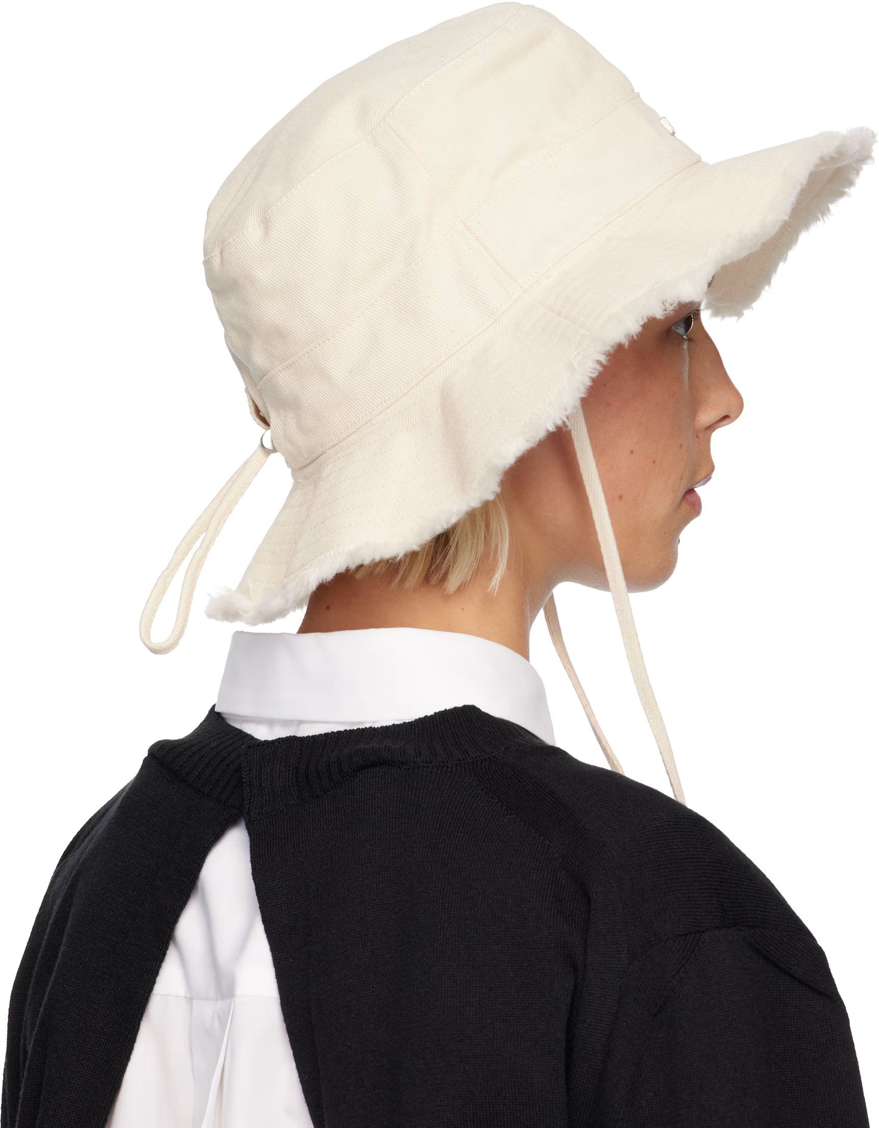 JACQUEMUS Les Classiques 'The Artichaut' Bucket Hat - Off-White