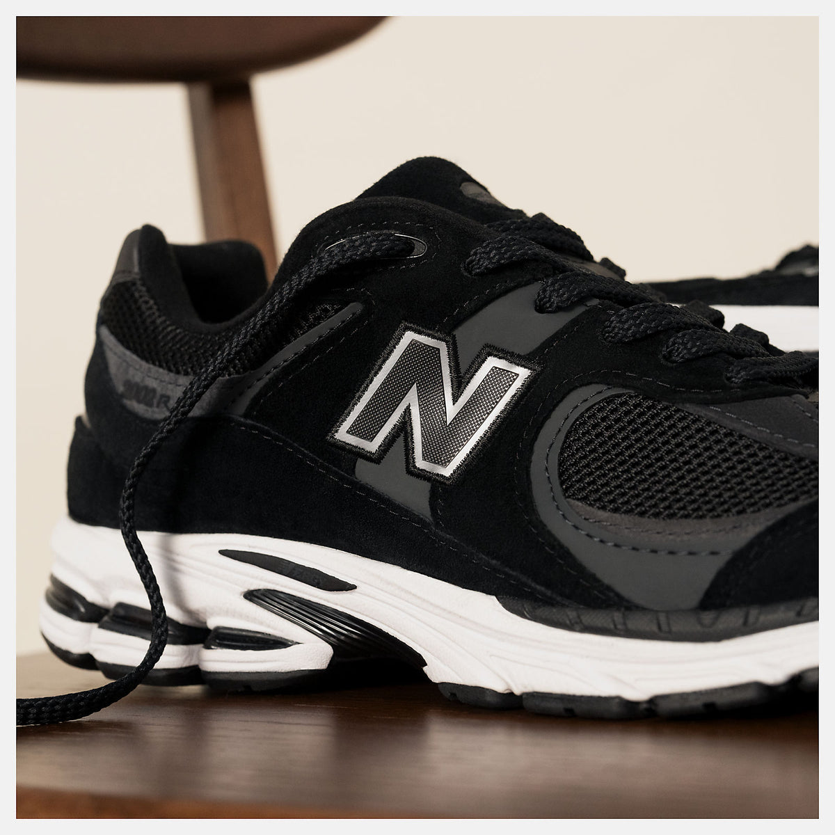 New Balance 2002R  -  BLACK with PHANTOM and Gunmetal  -  M2002RBK