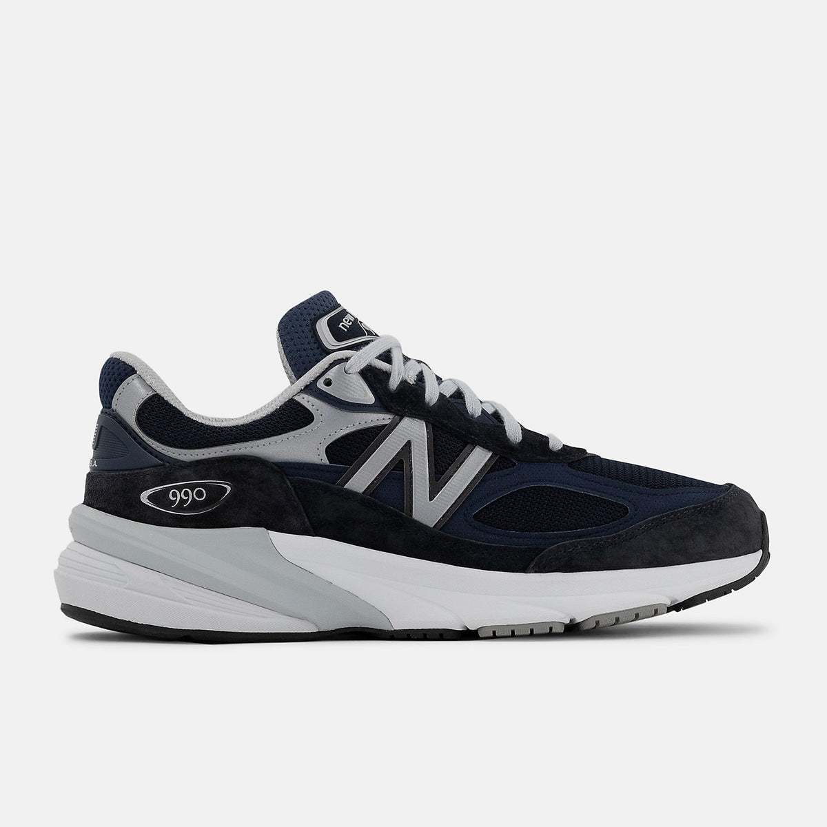 New Balance Men's Made in USA 990v6  -  Navy with White  -  M990NV6