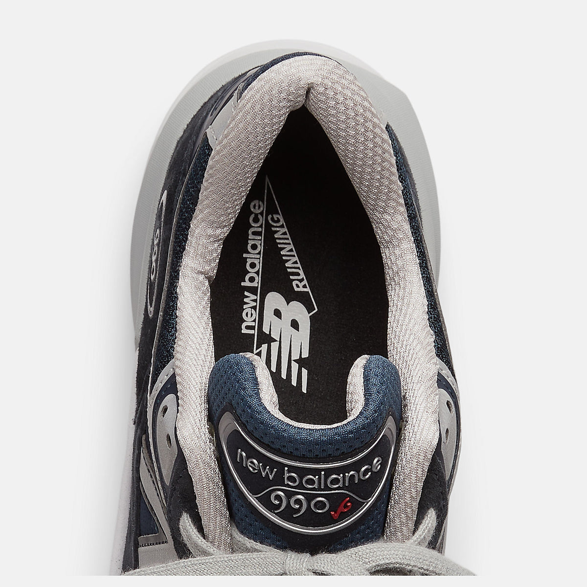 New Balance Men's Made in USA 990v6  -  Navy with White  -  M990NV6