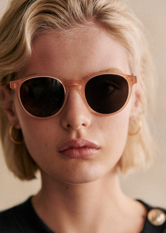 Sezane  Penelope Sunglasses  Blush