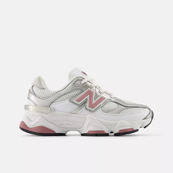 New Balance Little Kids  9060 Lace -  WHITE with ROSEWOOD -  P90601Z6