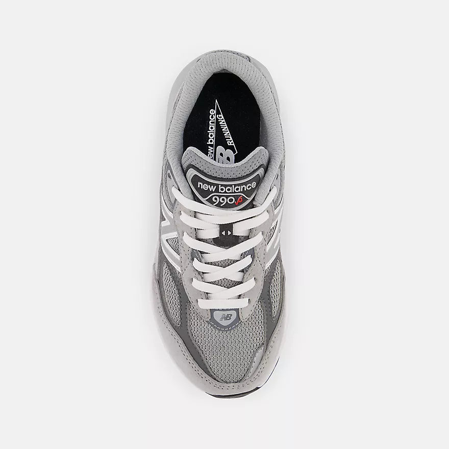 New Balance Little Kids FuelCell 990v6  -  Grey with Silver  -  PC990GL6