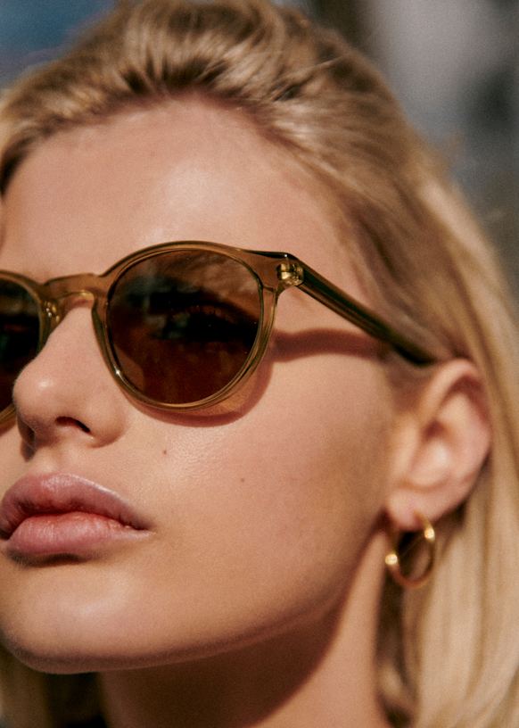 Sezane Penelope Sunglasses  Olive Green