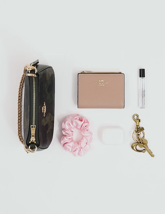 Coach Teri Mini Crossbody Bag In Signature - Gold/Tan/Brown