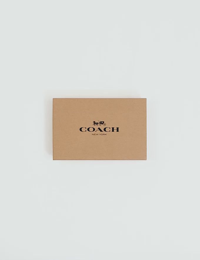 Coach Boxed 3-In-1 Wallet Gift Set In Signature - Gunmetal/Charcoal/Black - Hemen Teslimde