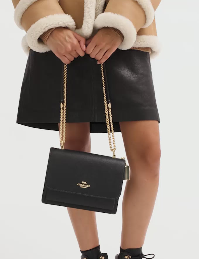 Coach Klare Crossbody Bag in Signature - Gold/Tan/Black Multi