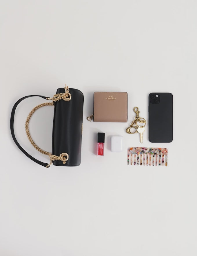 Coach Klare Crossbody Bag in Signature - Gold/Walnut/Black