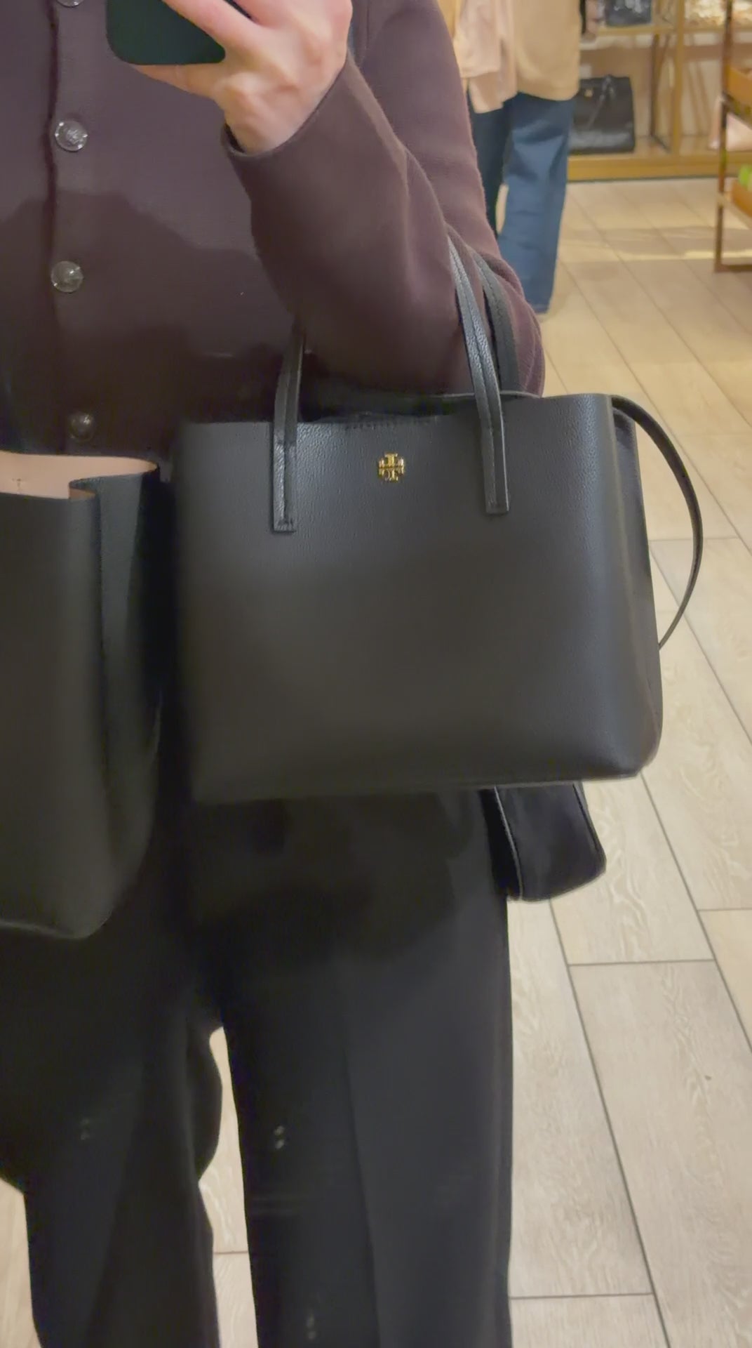 Tory Burch Center Zip Large Blake Tote Bag - Hemen Teslimde