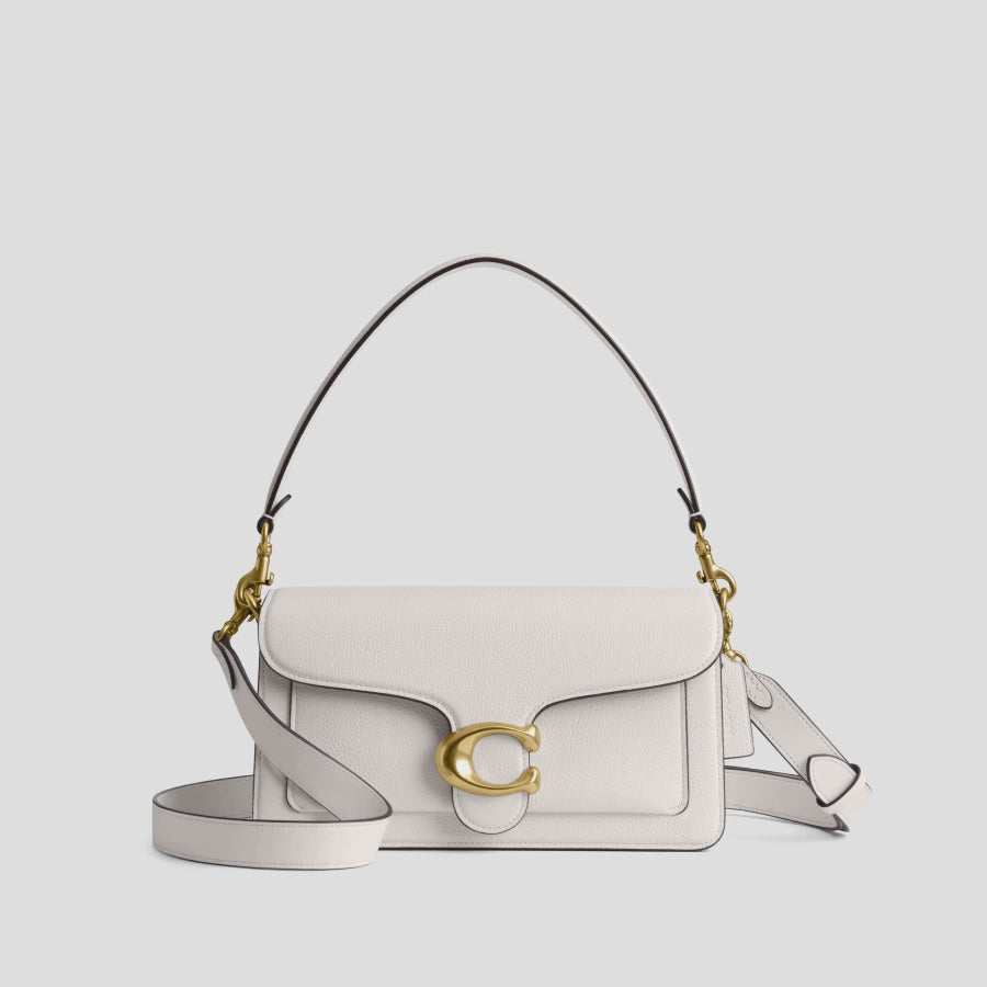 Coach Tabby Shoulder Bag 26 - Brass/Chalk – Kanadadan Kapına