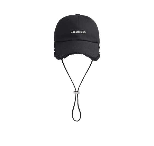 JACQUEMUS Unisex The Artichaut Cap- Black