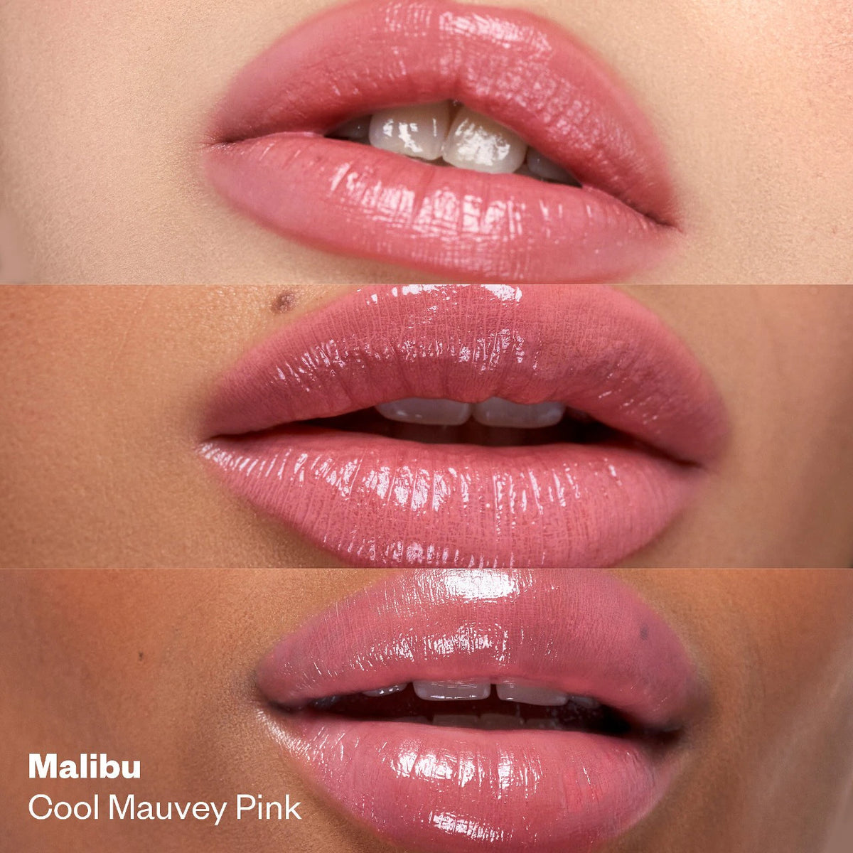 Kosas  Wet Stick Moisturizing Shiny Sheer Lipstick with Ceramides Malibu - cool mauvey pink