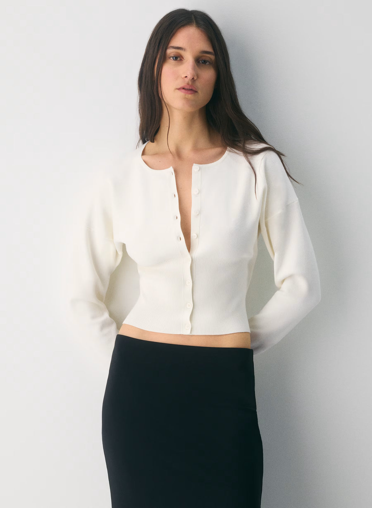 Aritzia Golightly Cardigan - Wonder Yarn -  Light Birch