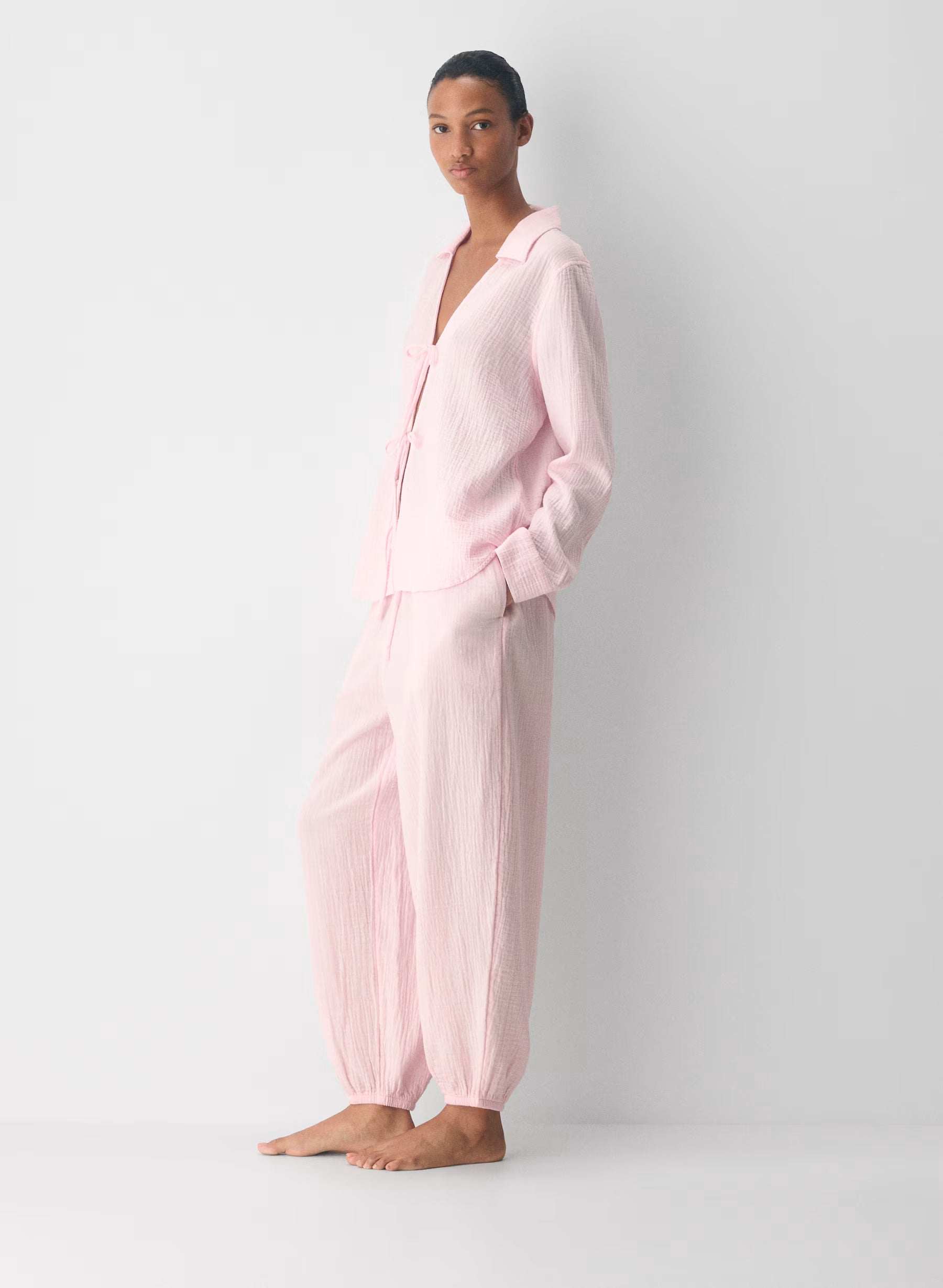 Aritzia AirPlush Cotton™ Sidepath Balloon Pant-Villa pink