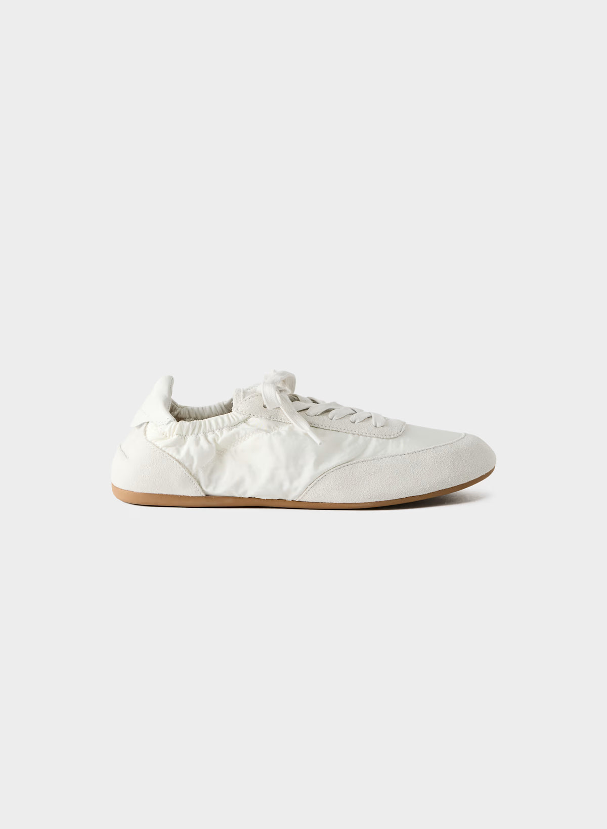 Aritzia Sperry X Aritzia Slim Jogger - Nylon & Suede-Halo White