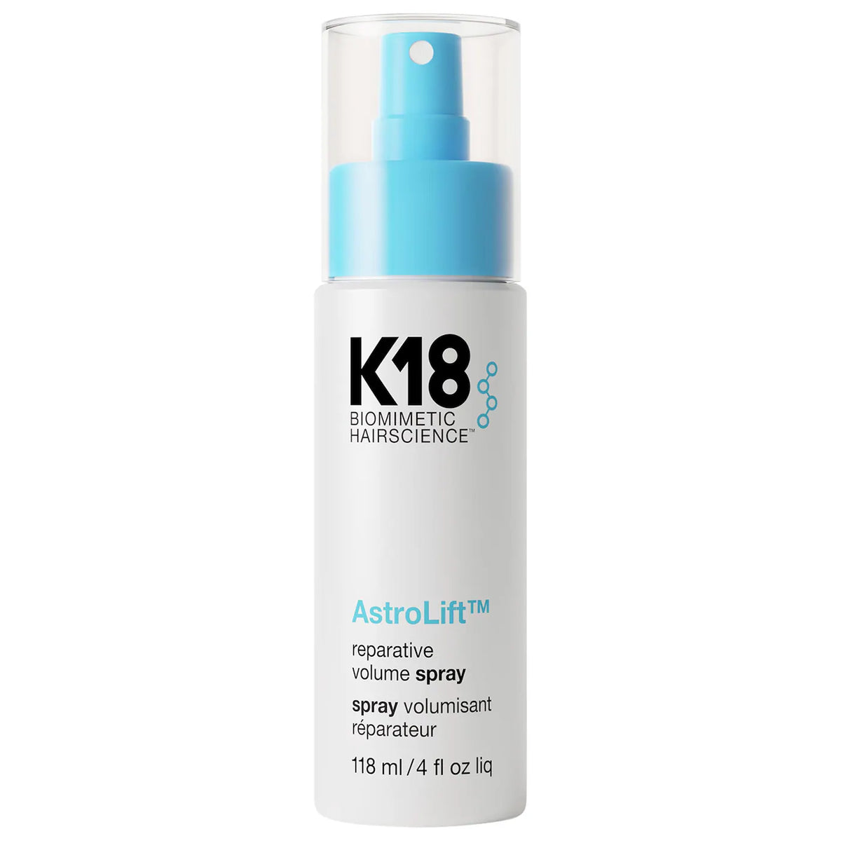 K18 Biomimetic Hairscience  AstroLift™ Reparative Volume Spray-4 oz / 118 ml