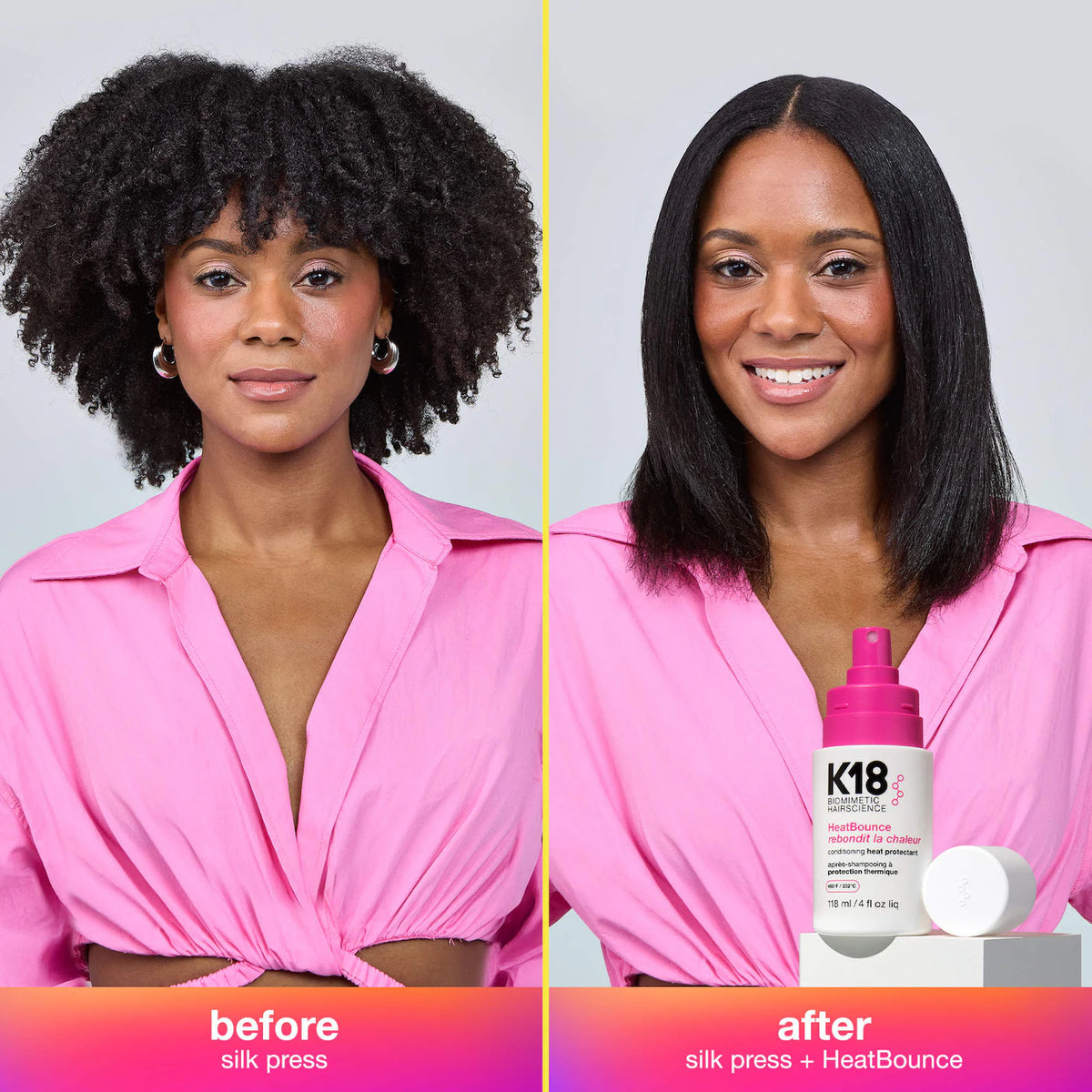 K18 Biomimetic Hairscience  Mini HeatBounce™ Leave-In Conditioner Heat Protectant-1.6 oz/47 mL