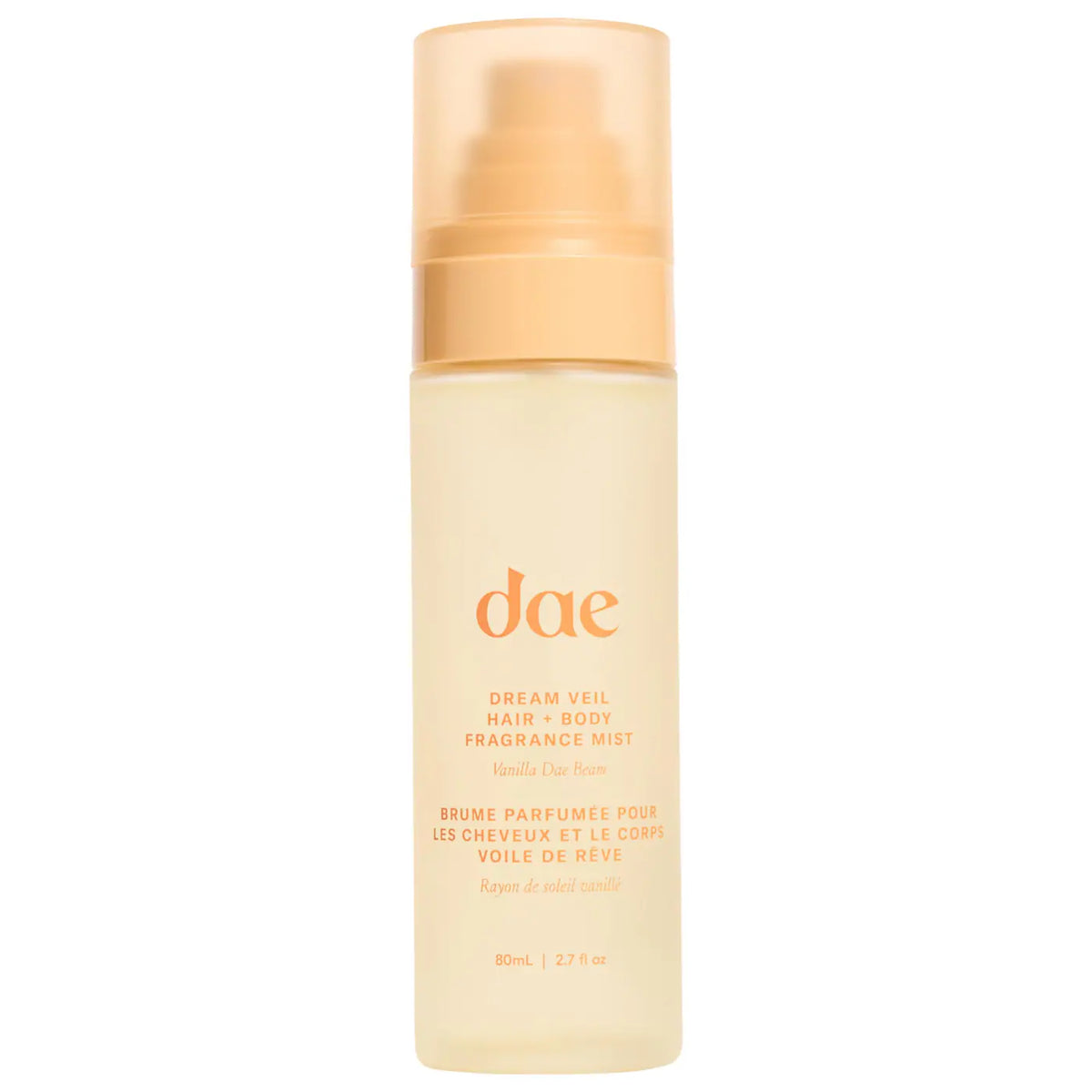 Dae Dream Veil Hair & Body Fragrance Mist Vanilla Dae Beam with Candied Lemon and Praline