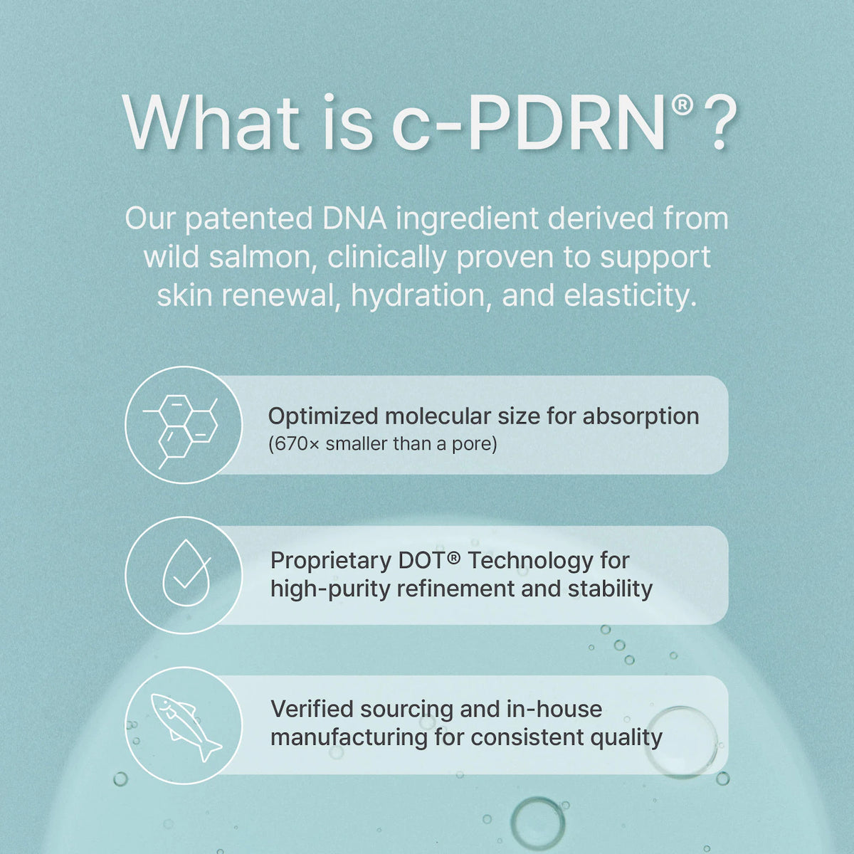 Rejuran Dual Effect Ampoule c-PDRN® 0.5% Rejuvenating Serum for Visible Firmness & Barrier Support - 30 ML