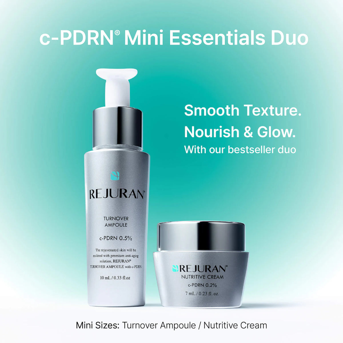 Rejuran Rejuran  c-PDRN® Mini Essentials Duo Skin Renewal Starter Kit Ampoule & Moisturizer