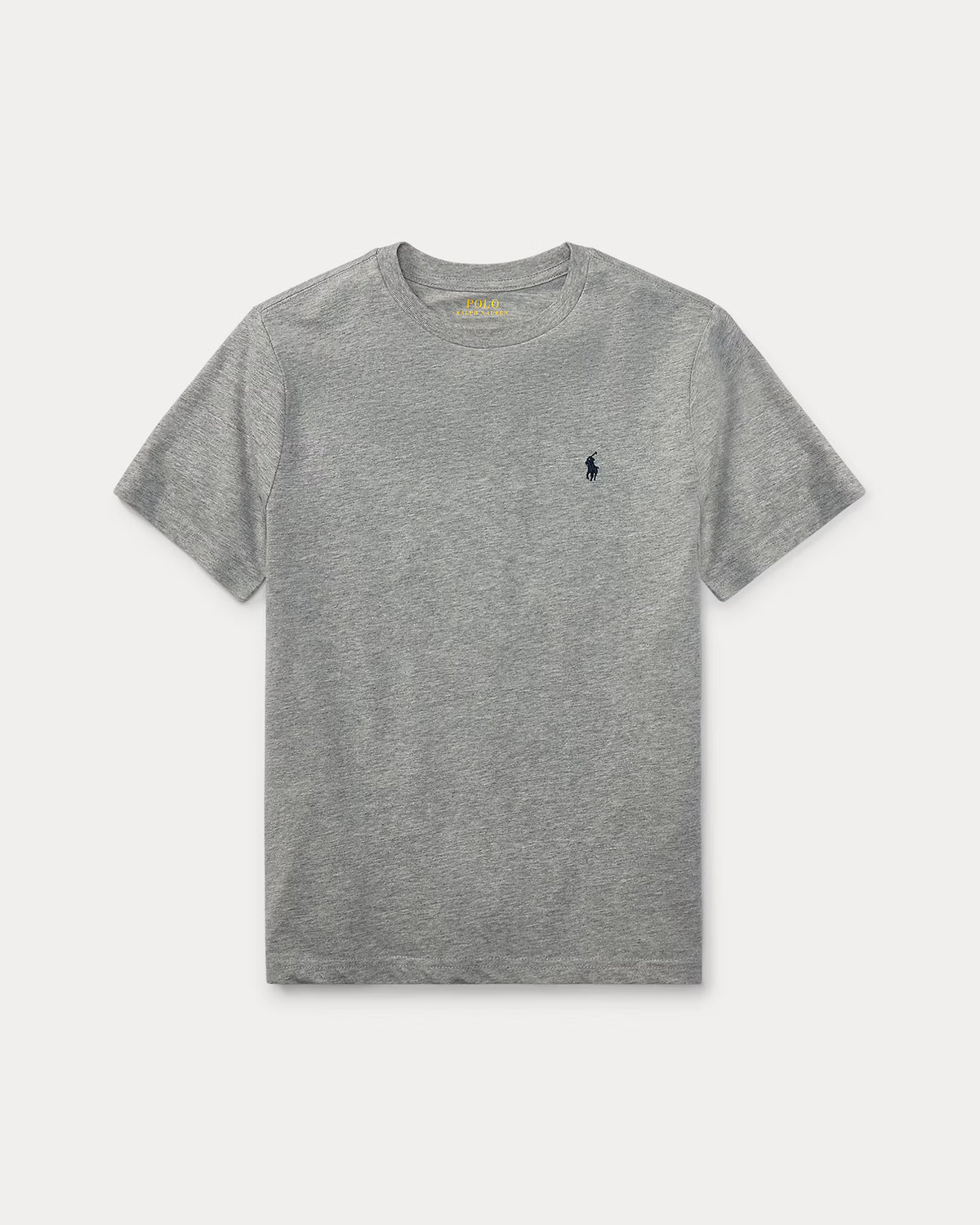 Ralph Lauren Boy's Cotton Jersey Crewneck Tee  -   Andover Heather