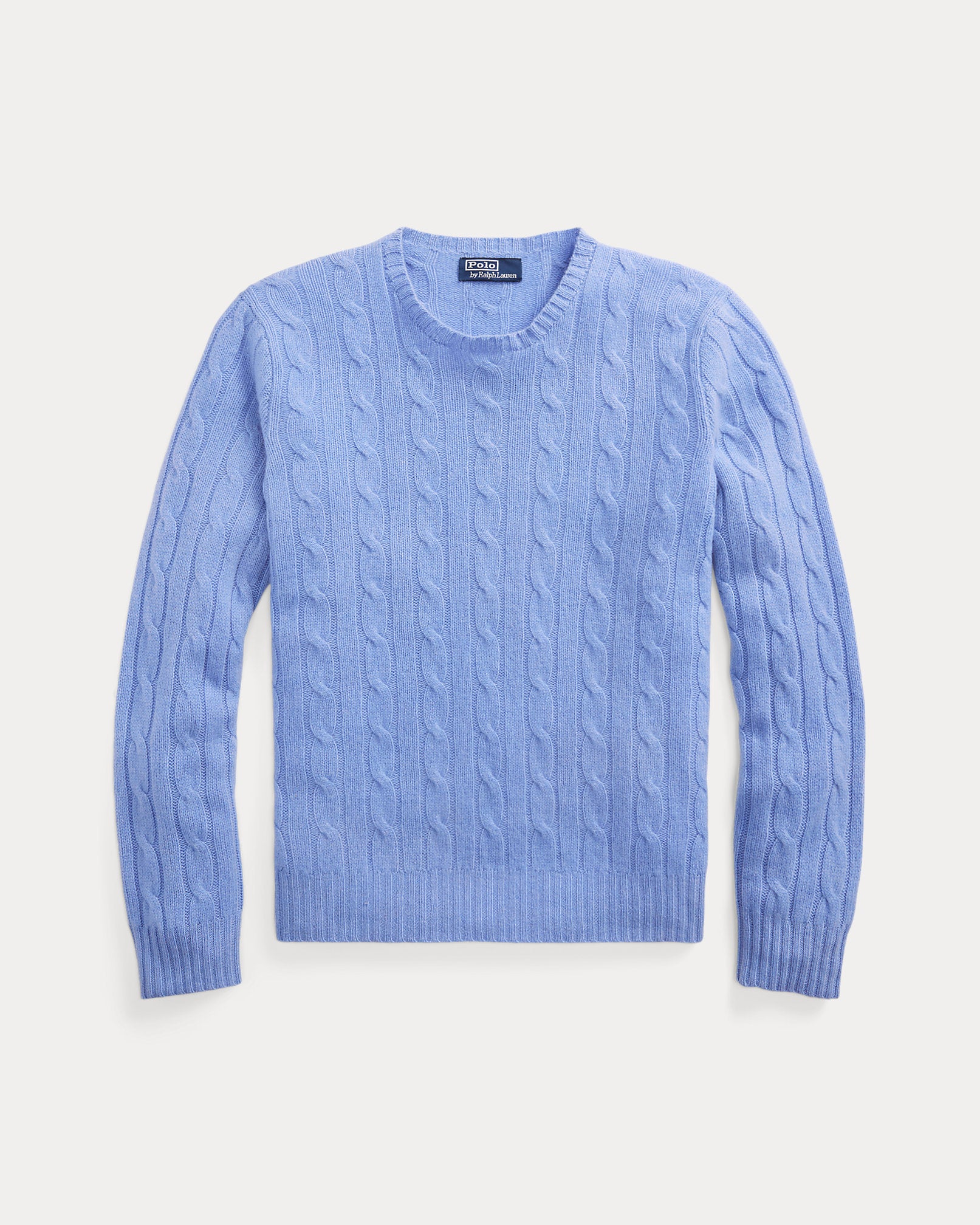 Ralph Lauren Unisex The Iconic Cable-Knit Cashmere Sweater - New Litchfield Blue