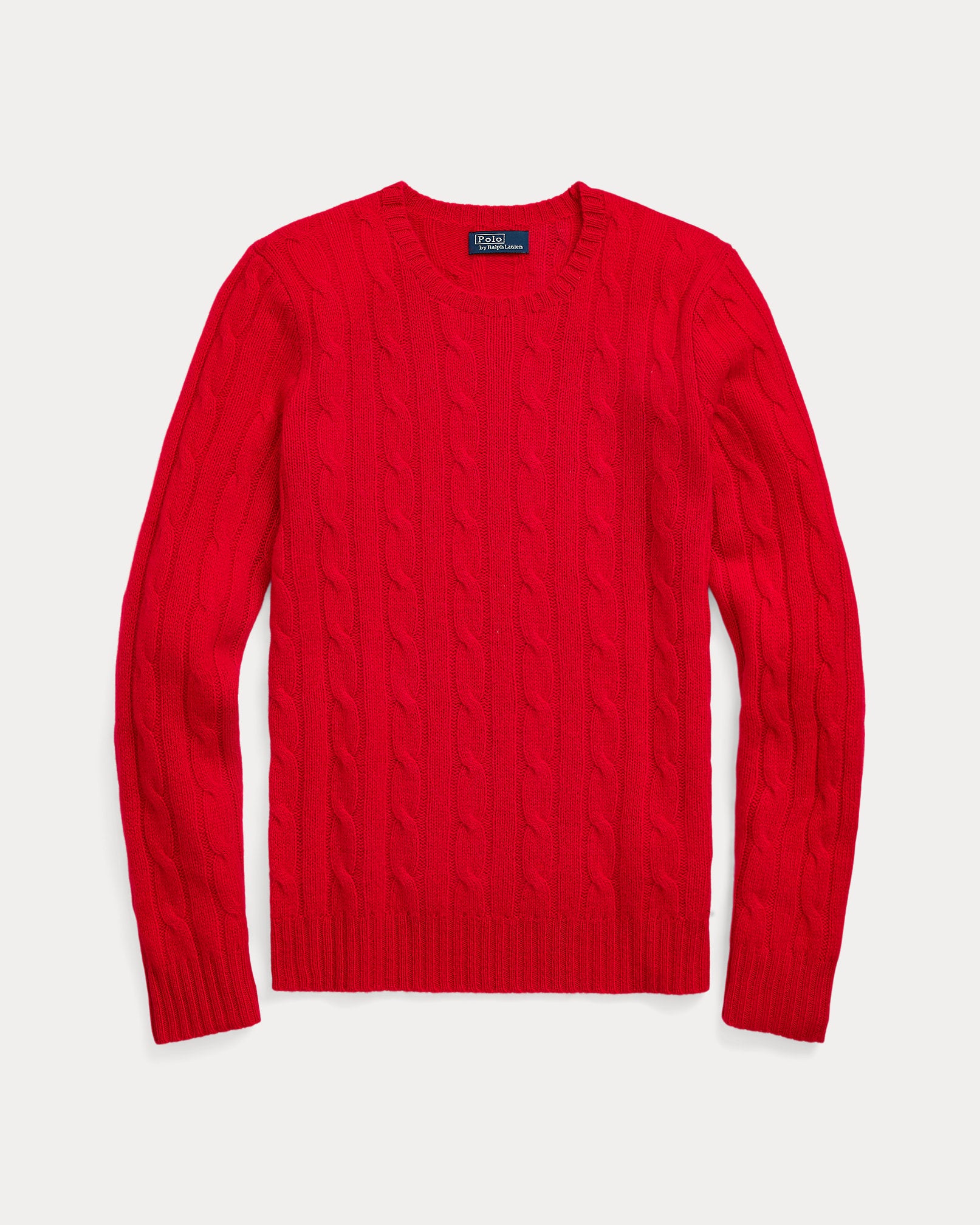 Ralph Lauren Women's Cable-Knit Cashmere Sweater - Rl2000 Red