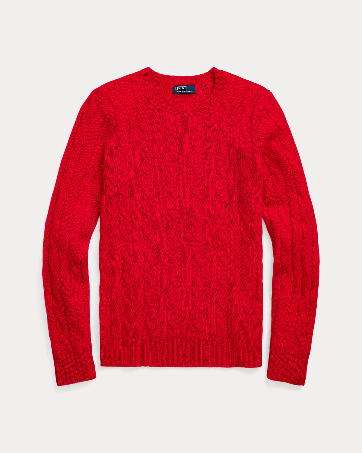 Ralph Lauren Women's The Iconic Cable-Knit Cashmere Sweater - Rl2000 Red