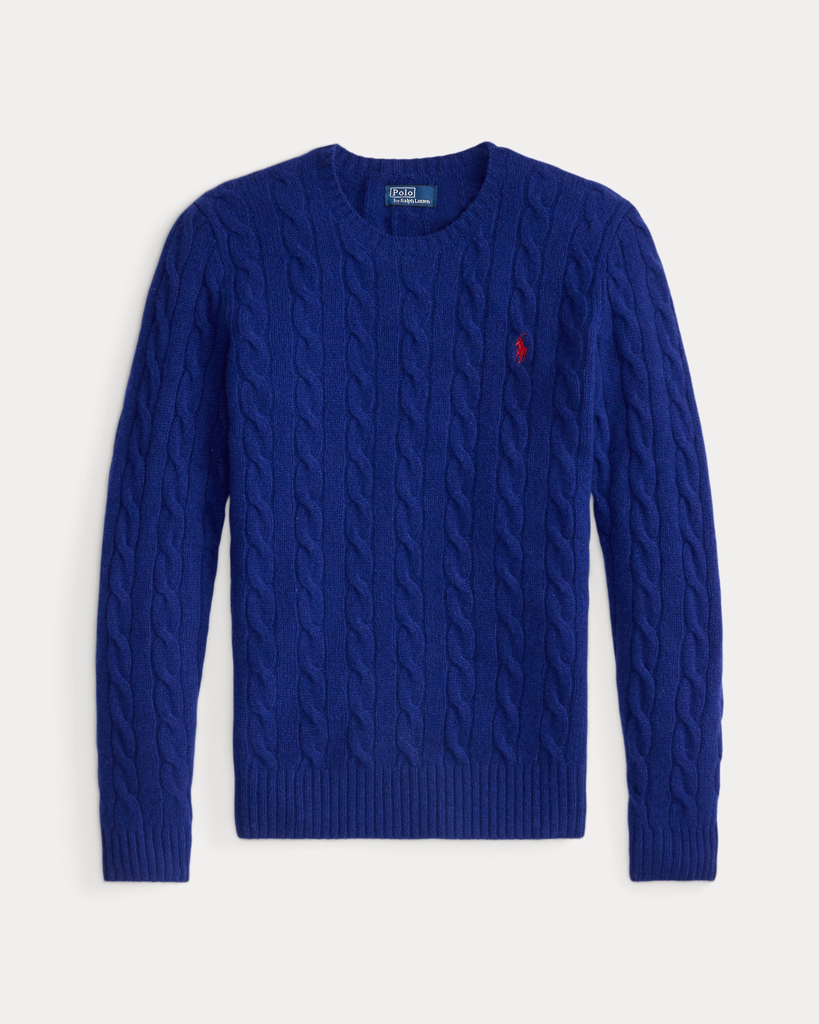 Ralph Lauren Cable-Knit Wool-Cashmere Sweater - Winter Night Navy