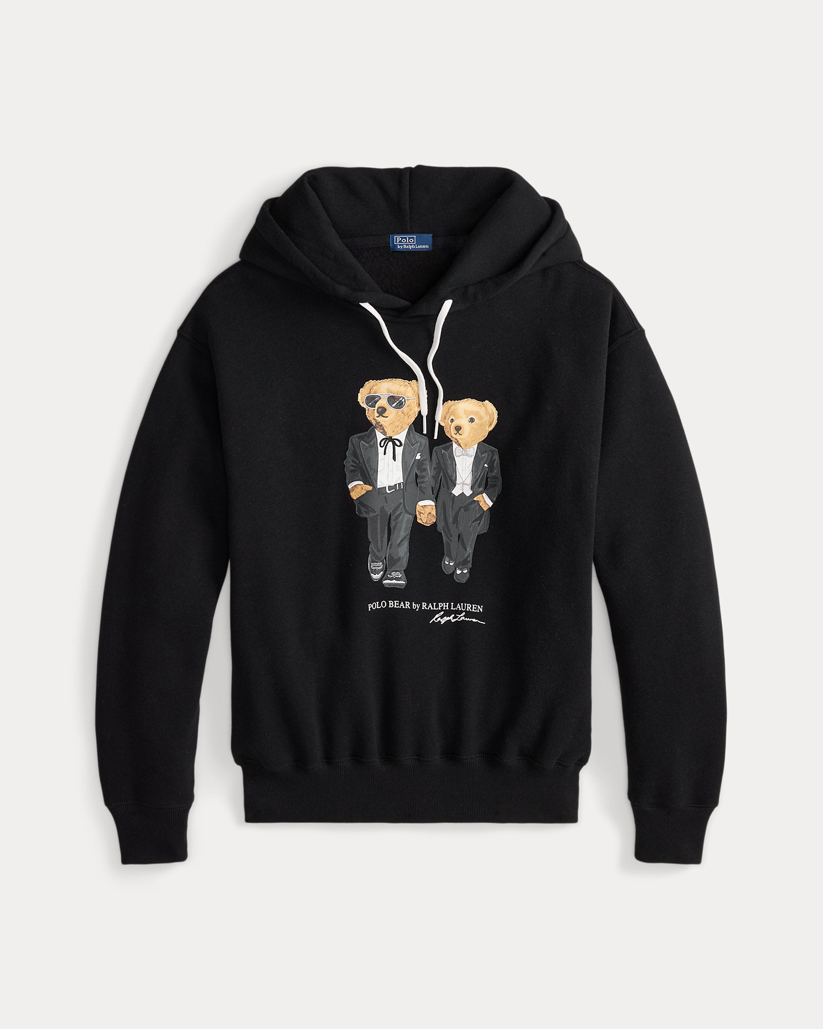 Ralph Lauren The Ralph & Ricky Tuxedo Bear Hoodie-Polo Black
