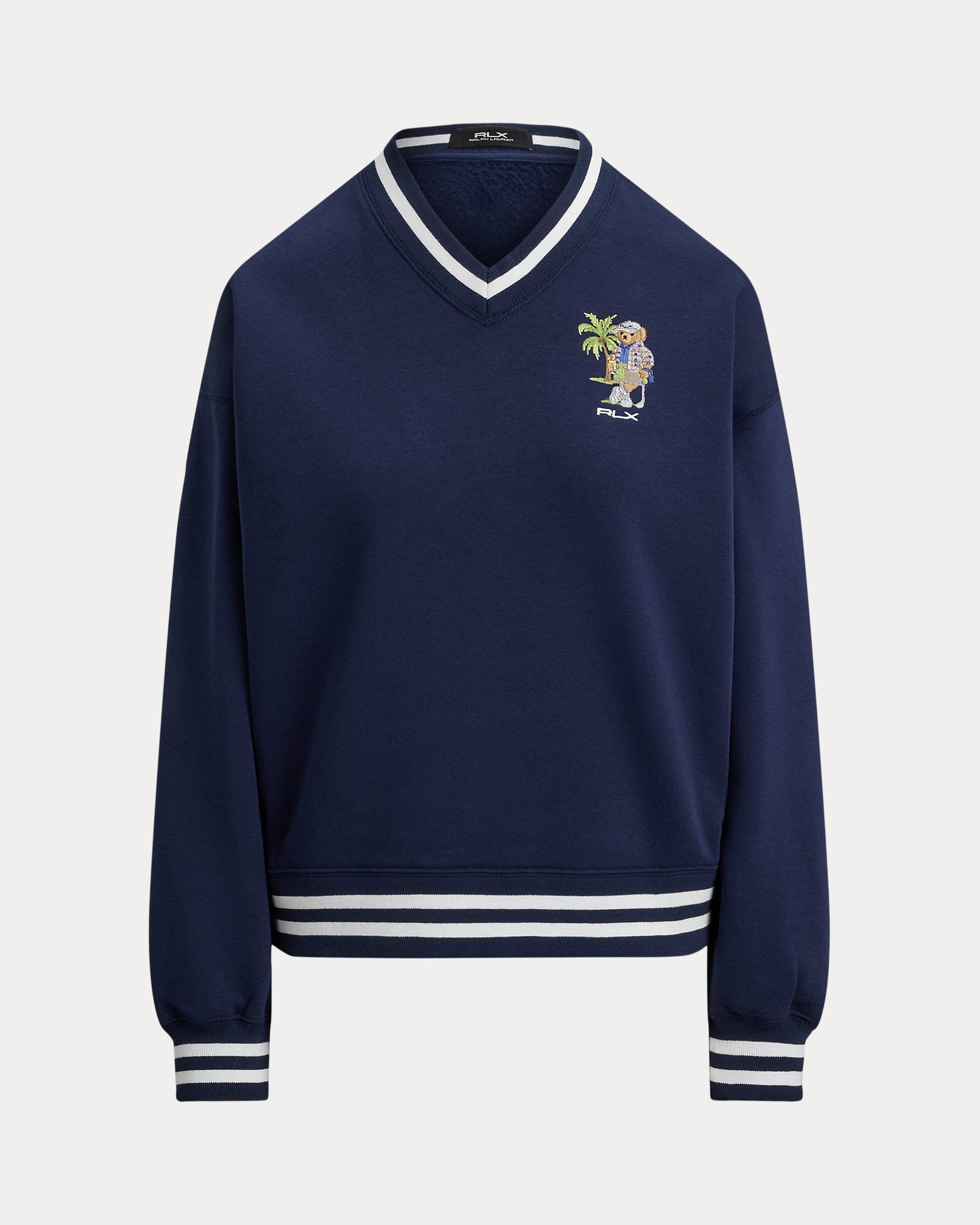 Ralph Lauren Polo Bear V-Neck Pullover-Refined Navy