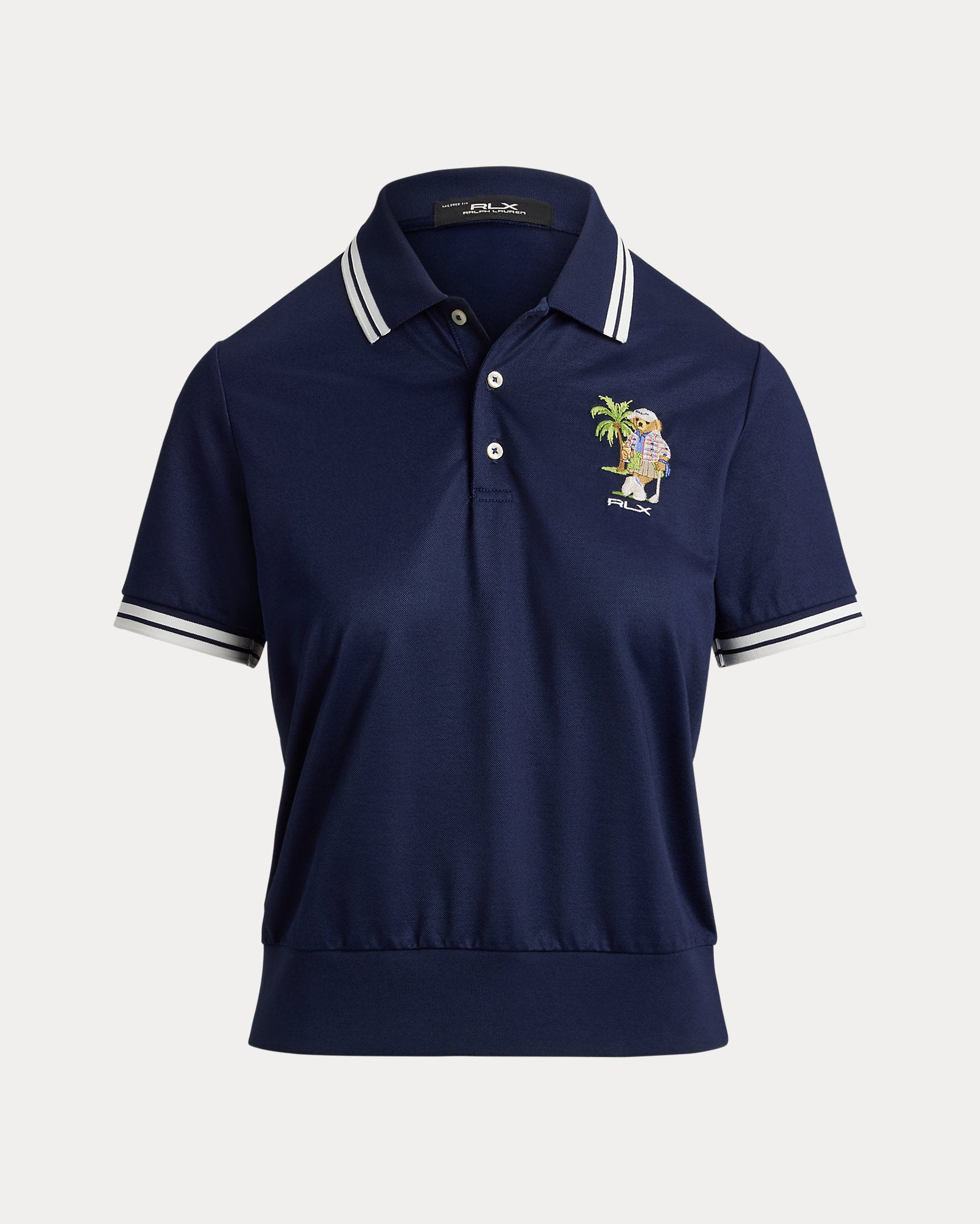 Ralph Lauren Polo Bear Jersey Polo Shirt-Refined Navy