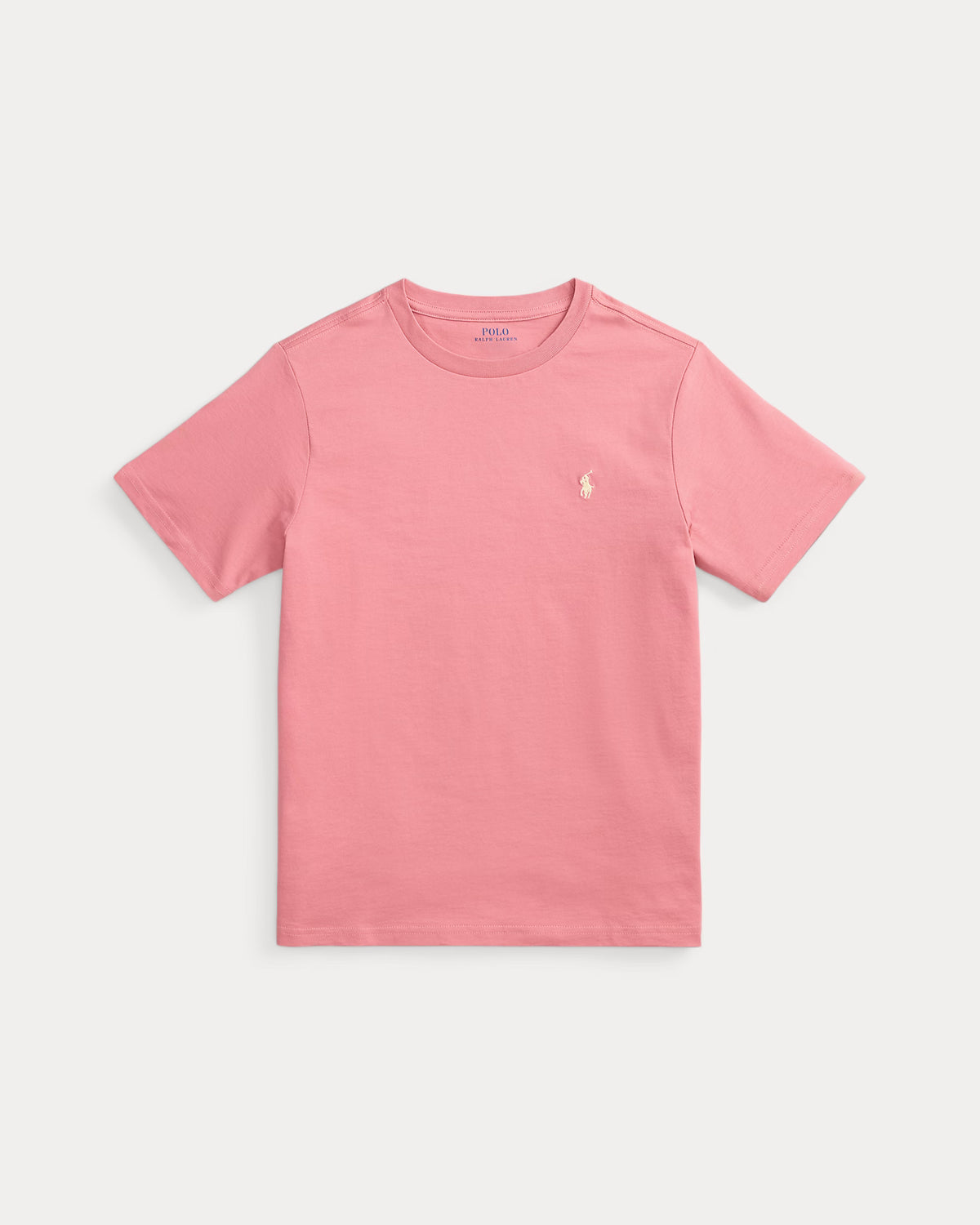 Ralph Lauren Boy's Cotton Jersey Crewneck Tee  -   Desert Rose