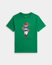 Ralph Lauren Boy's Polo Bear Cotton Jersey Tee  -  Cruise Green