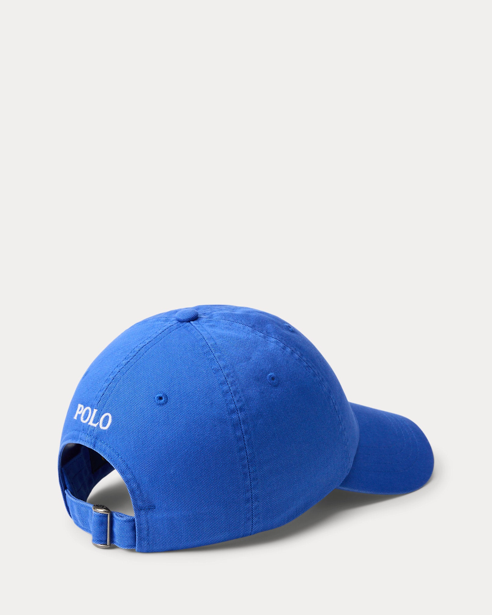 Ralph Lauren The Iconic Cotton Chino Ball Cap-New Iris Blue/White